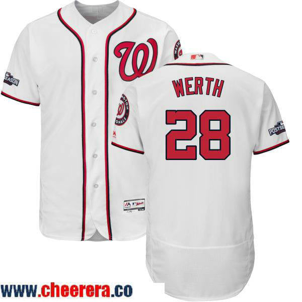 Jayson Werth Washington Nationals white Home jersey