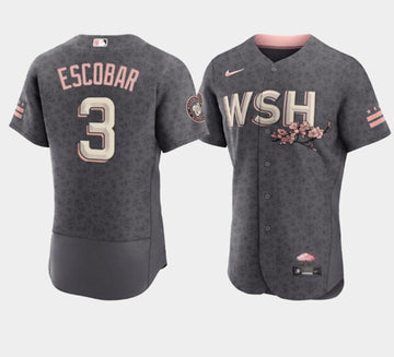 Alcides Escobar Washington Nationals gray City Connect jersey