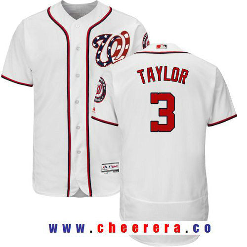 Michael Taylor Washington Nationals white Home jersey