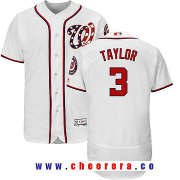 Michael Taylor Washington Nationals white Home jersey