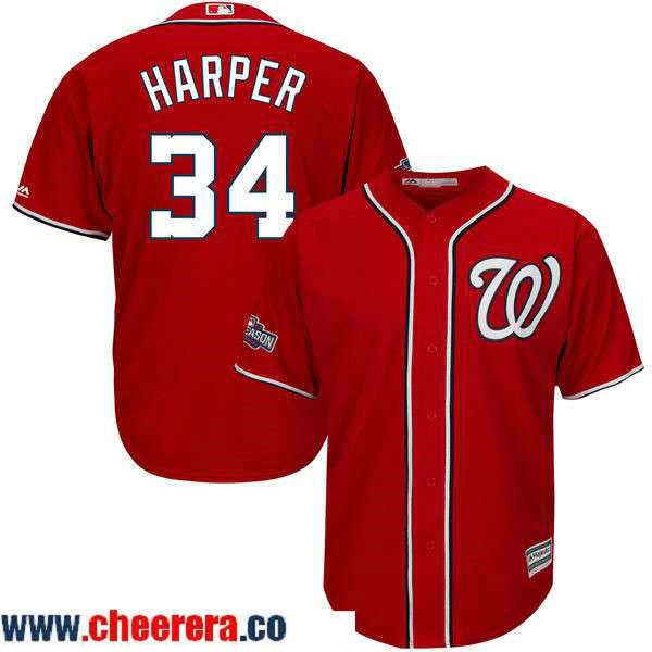 Bryce Harper Washington Nationals red jersey