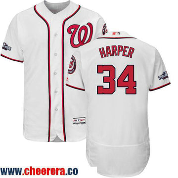Bryce Harper Washington Nationals white Home jersey