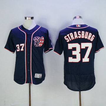 Stephen Strasburg Washington Nationals navy jersey