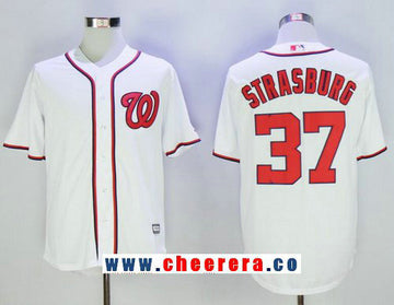Stephen Strasburg Washington Nationals white Home jersey