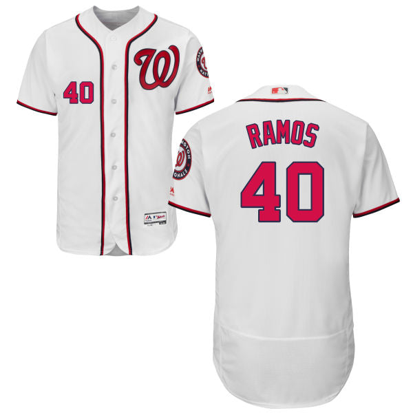 Wilson Ramos Washington Nationals scarlet Alternate jersey