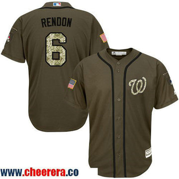 Anthony Rendon Washington Nationals green Salute To Service jersey