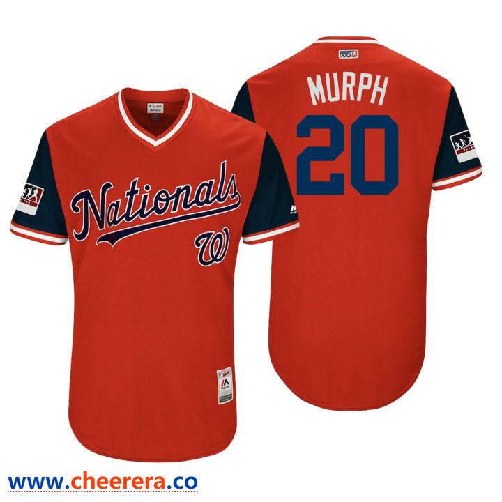 Washington Nationals red Authentic jersey