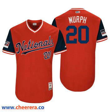 Washington Nationals red Authentic jersey