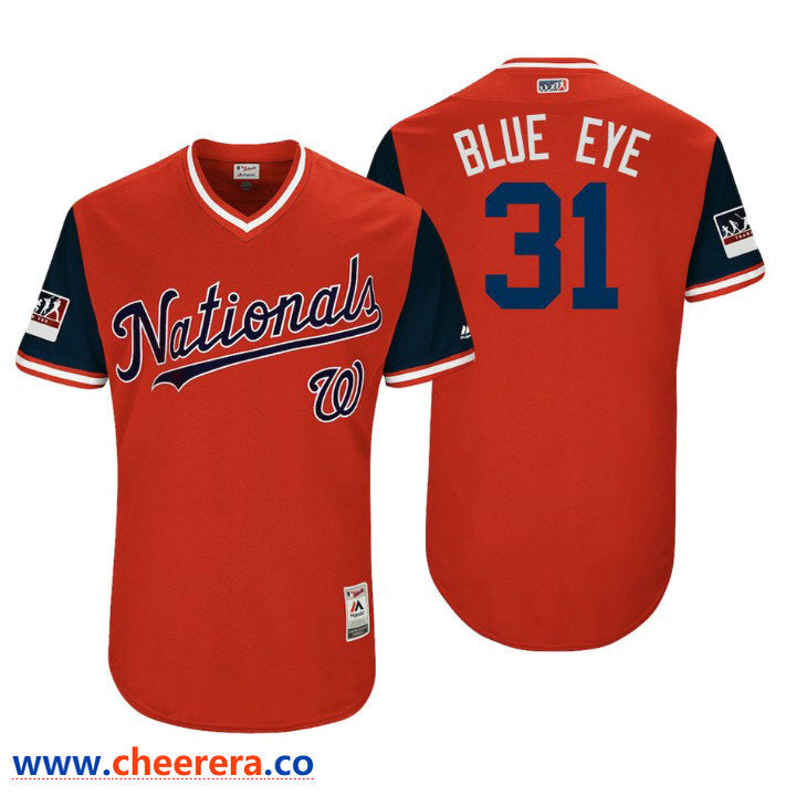 Washington Nationals red Authentic jersey