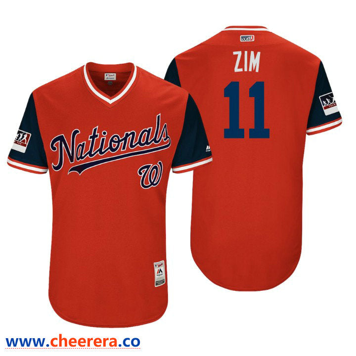 Washington Nationals red Authentic jersey