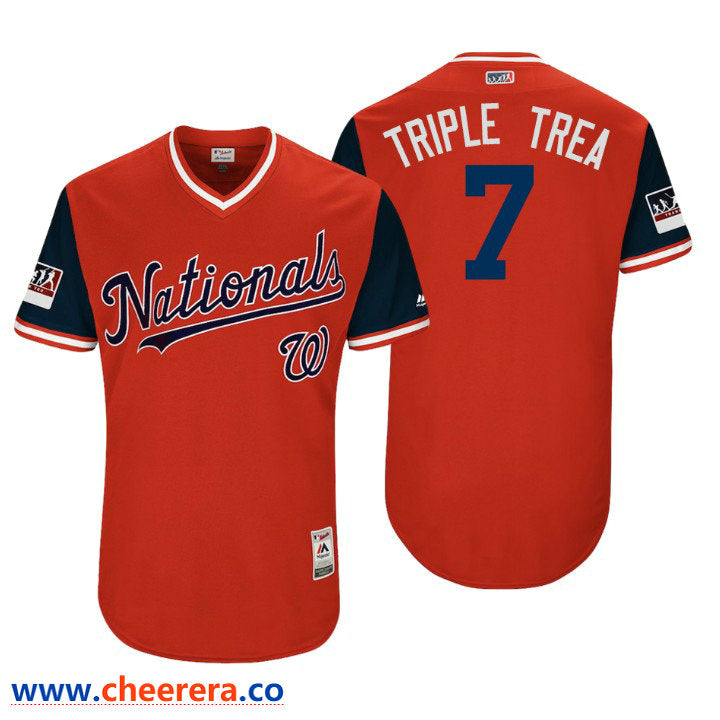 Washington Nationals red Authentic jersey