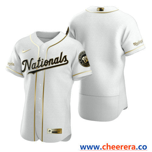 Custom Washington Nationals white jersey