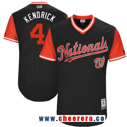 Howie Kendrick Washington Nationals navy jersey