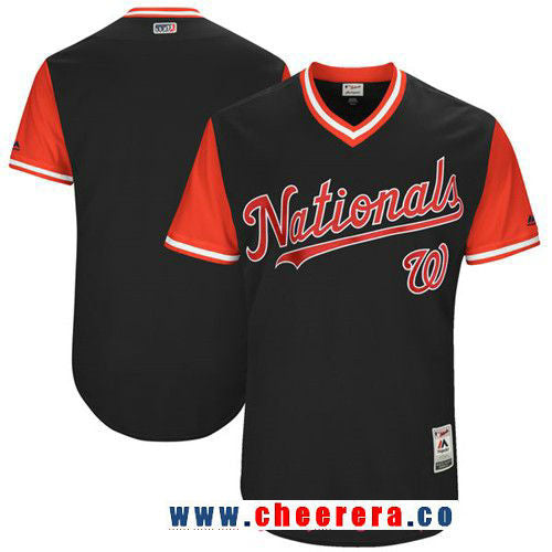 Majestic Washington Nationals navy jersey