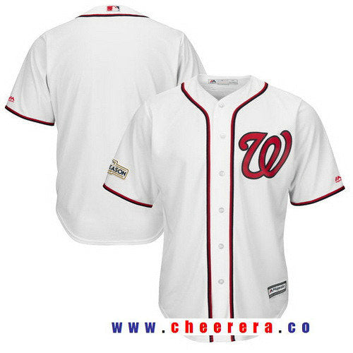 Majestic Washington Nationals white jersey