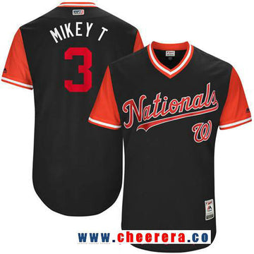 Michael Taylor Washington Nationals navy jersey