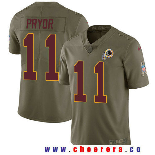Terrelle Pryor Washington Commanders olive Salute To Service jersey