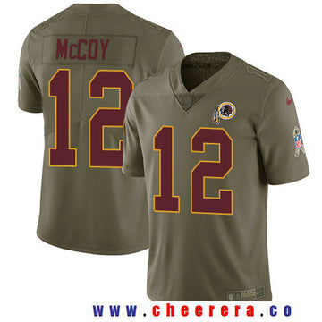 Colt McCoy Washington Commanders olive Salute To Service jersey