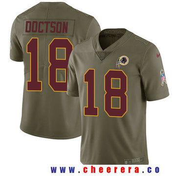Josh Doctson Washington Commanders olive Salute To Service jersey