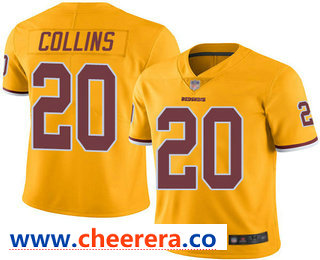 Landon Collins Washington Commanders gold Color Rush jersey