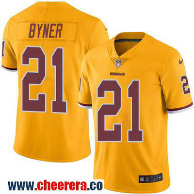 Earnest Byner Washington Commanders gold Color Rush jersey