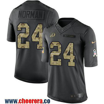 Josh Norman Washington Commanders black Salute To Service jersey