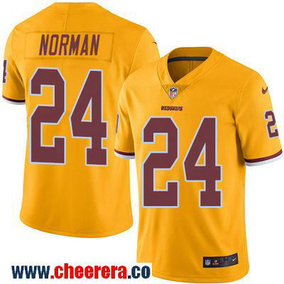 Josh Norman Washington Commanders gold Color Rush jersey
