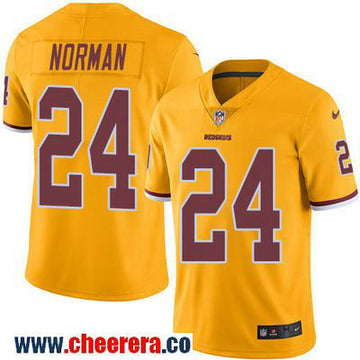 Josh Norman Washington Commanders gold Color Rush jersey