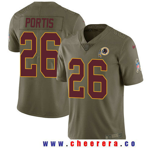Clinton Portis Washington Commanders olive Salute To Service jersey