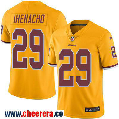 Duke Ihenacho Washington Commanders gold Color Rush jersey