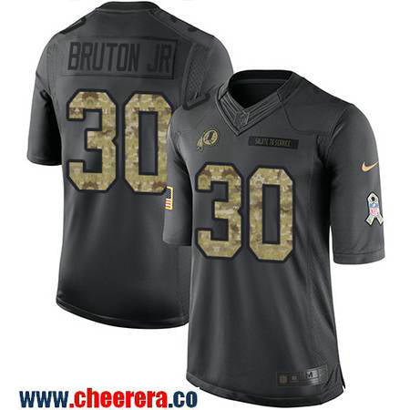 David Bruton Jr Washington Commanders black Salute To Service jersey