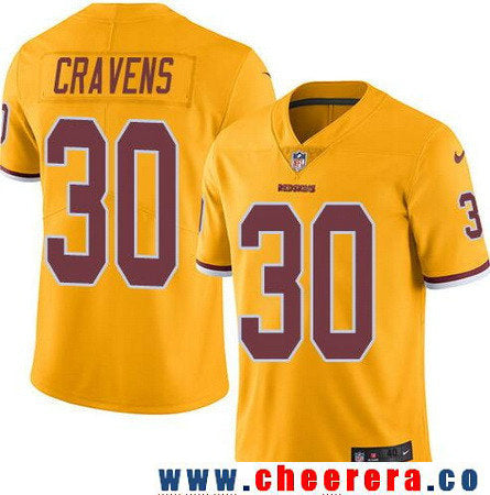 Su'a Cravens Washington Commanders gold Color Rush jersey