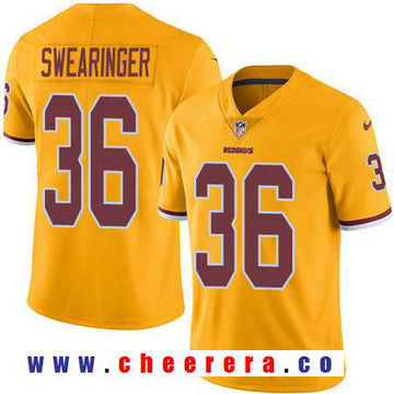 D.J. Swearinger Washington Commanders gold Color Rush jersey