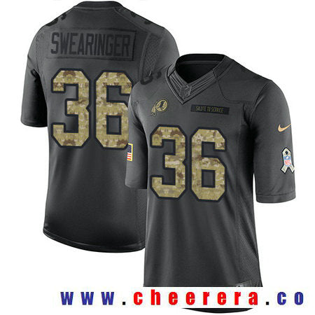 D.J. Swearinger Washington Commanders black Salute To Service jersey
