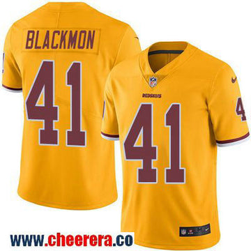 Will Blackmon Washington Commanders gold Color Rush jersey