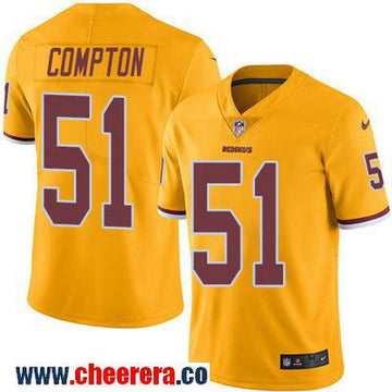 Will Compton Washington Commanders gold Color Rush jersey