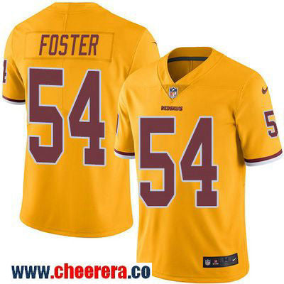 Mason Foster Washington Commanders gold Color Rush jersey