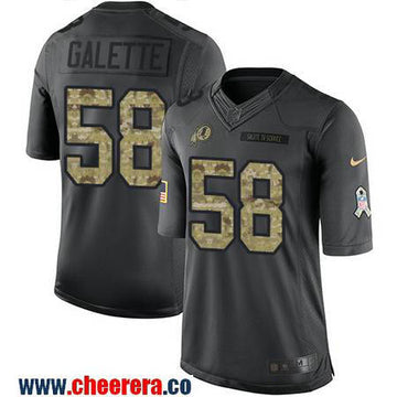 Junior Galette Washington Commanders black Salute To Service jersey