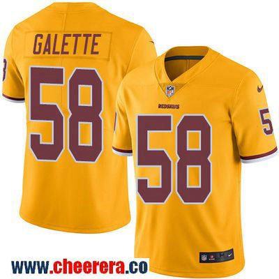 Junior Galette Washington Commanders gold Color Rush jersey