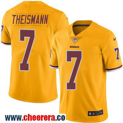 Joe Theismann Washington Commanders gold Color Rush jersey