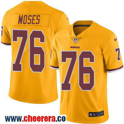Morgan Moses Washington Commanders gold Color Rush jersey