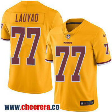 Shawn Lauvao Washington Commanders gold Color Rush jersey