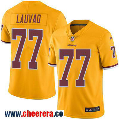 Shawn Lauvao Washington Commanders gold Color Rush jersey