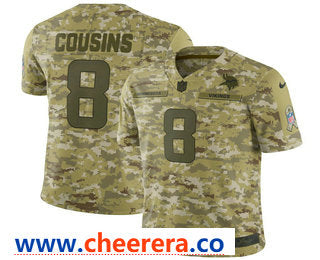 Kirk Cousins Washington Commanders camo Salute To Service jersey