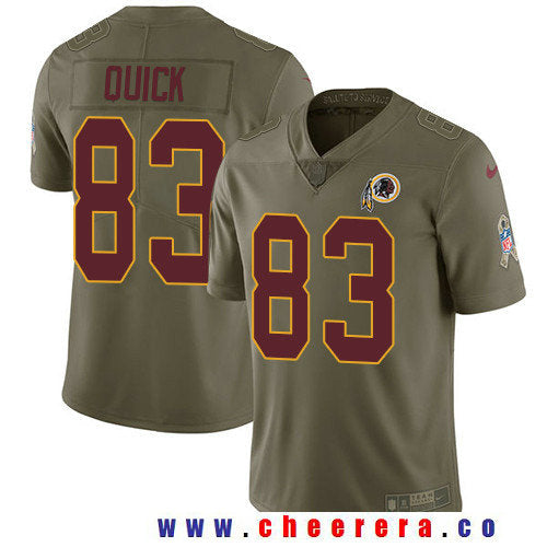 Brian Quick Washington Commanders olive Salute To Service jersey