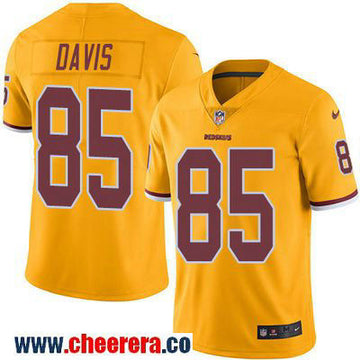 Vernon Davis Washington Commanders gold Color Rush jersey
