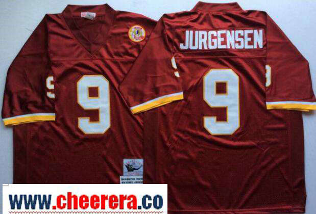 Sonny Jurgensen Washington Commanders red Throwback jersey