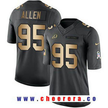 Jonathan Allen Washington Commanders anthracite Salute To Service jersey