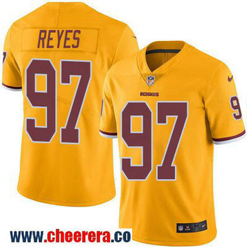 Kendall Reyes Washington Commanders gold Color Rush jersey