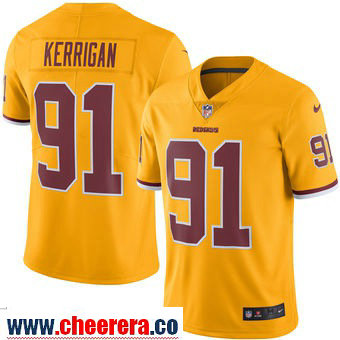 Ryan Kerrigan Nike Washington Commanders gold Color Rush jersey